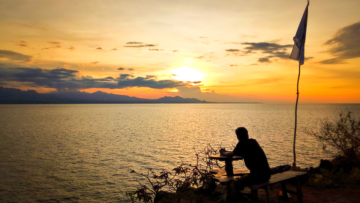 Sunset di Tanjung Menangis 